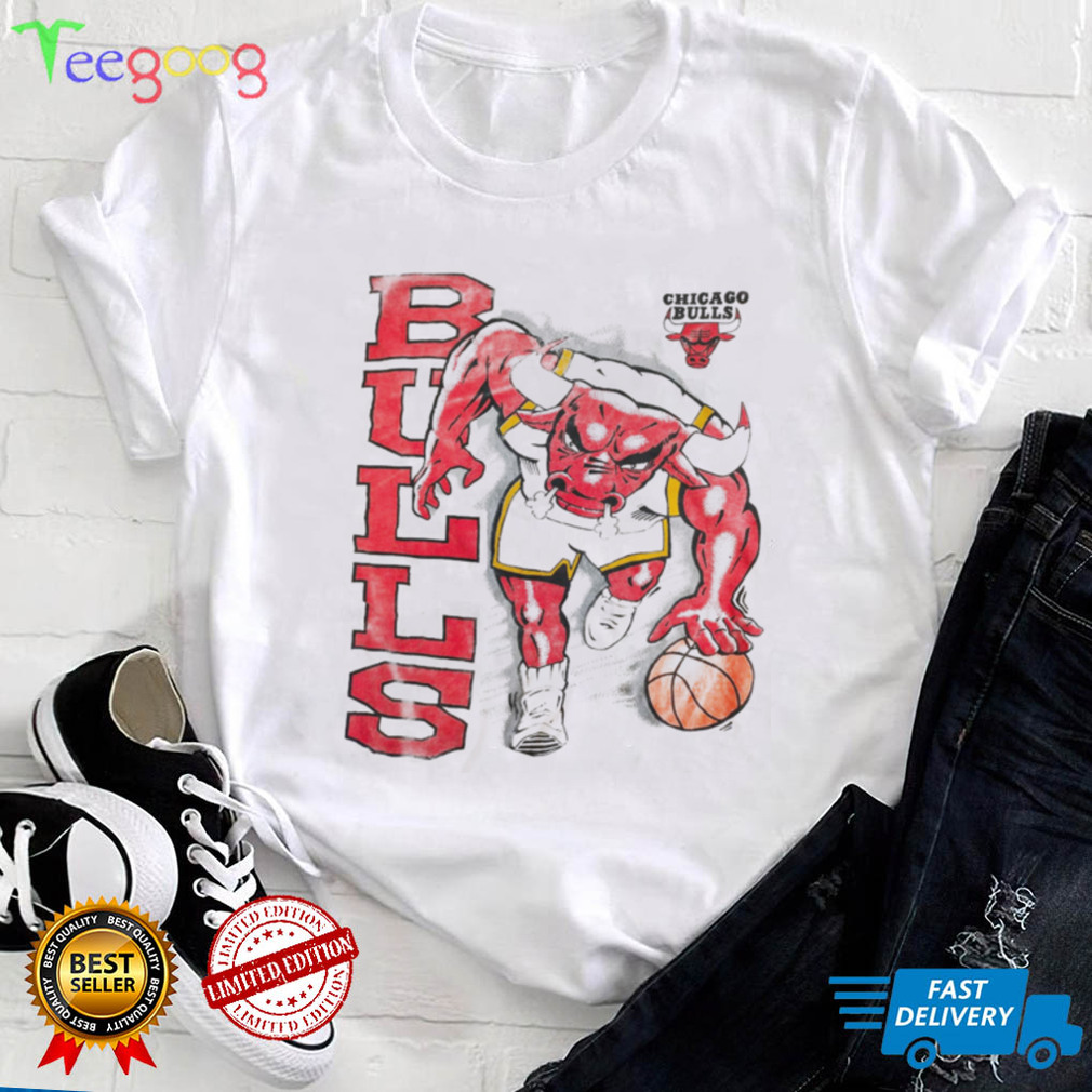 Rare Vintage Chicago Bulls Mascot 90's t shirt NBA Basketball Soft and thin