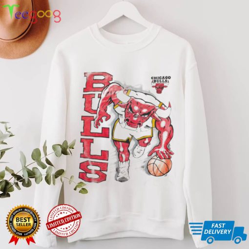 Rare Vintage Chicago Bulls Mascot 90's t shirt NBA Basketball Soft and thin