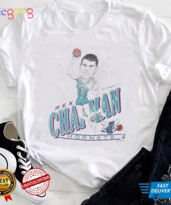 Rare Vintage Rex Chapman Caricature 80's t shirt Basketball NBA Charlotte Hornets Salem Sportwear