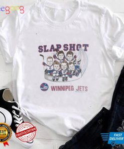 Rare Vintage Winnipeg jets caricatures 80's t shirt NHL Hockey soft and thin