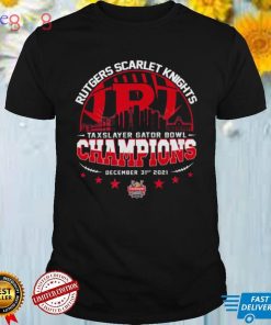Rutgers Scarlet Knights 2021 NCAA Taxslayer Gator Bowl Championship American Football Special Gift Graphic Unisex T Shirt