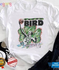 Vintage Larry Bird caricature 90's t shirt Basketball NBA Boston Celtics