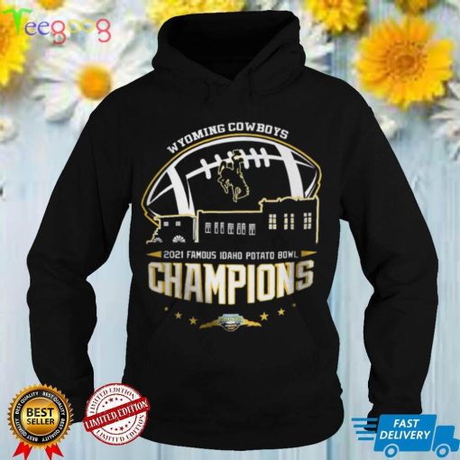 Wyoming Cowboys 2021 Famous Idaho Potato Bowl Champions Ncaa Graphic Unisex T Shirt