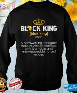 Black King Definition African Pride Melanin Educated Men Boy T Shirt