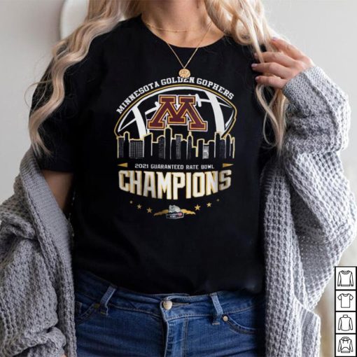 Minnesota Golden Gophers 2021 Guaranteed Rate Bowl Champions Ncaa Graphic Unisex T Shirt