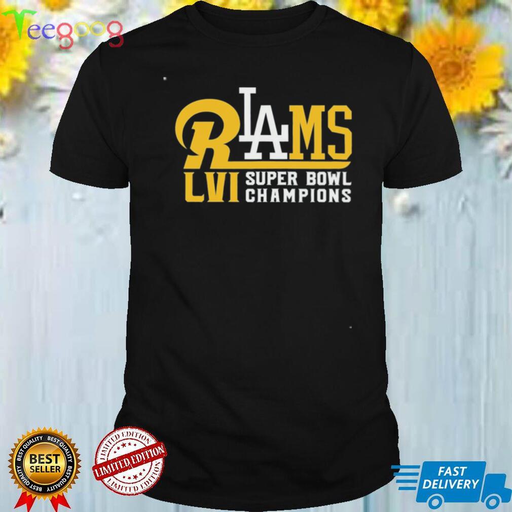 Los Angeles Rams Dodgers T Shirt NFL Football Super Bowl LVI