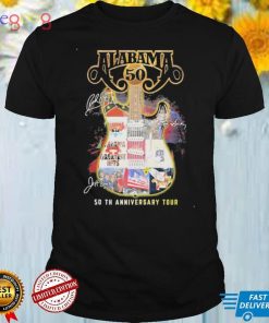 Alabama 50th Anniversary Tour 2022 Signatures Shirt