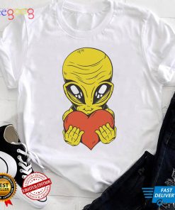 Alien With Heart Love Martian Shirt