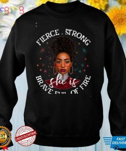 Black Afro Woman Melanin Girl Black History Month Motivation T Shirt