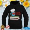 Book Nerd Coffee Sublimation Book And Coffee Lover Long Sleeve T Shirt
