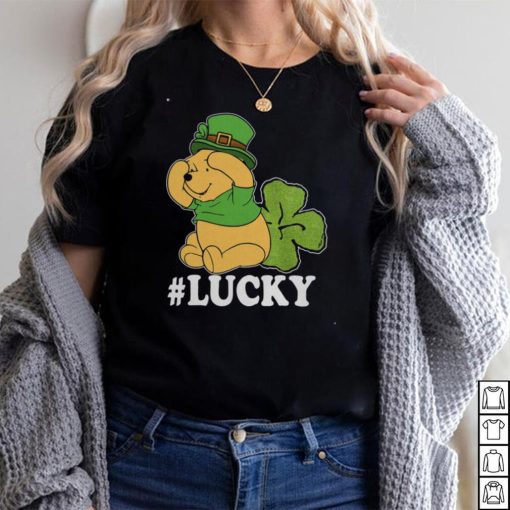 Disney Pooh Winnie The Lucky Shamrock St. Patrick’s Day T Shirt