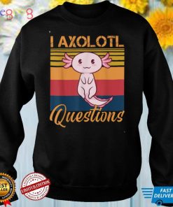 I Axolotl Questions Retro Vintage Funny & Cute Axolotl Kids T Shirt