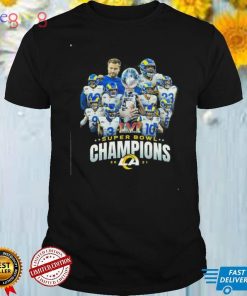 HOT HOT Los Angeles Rams Super Bowl LVI Champions 2021 2022 Unisex T shirt