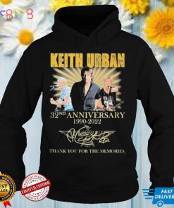 Keith Urban 32nd Anniversary 1990 2022 Signatures Thank You For The Memories shirt