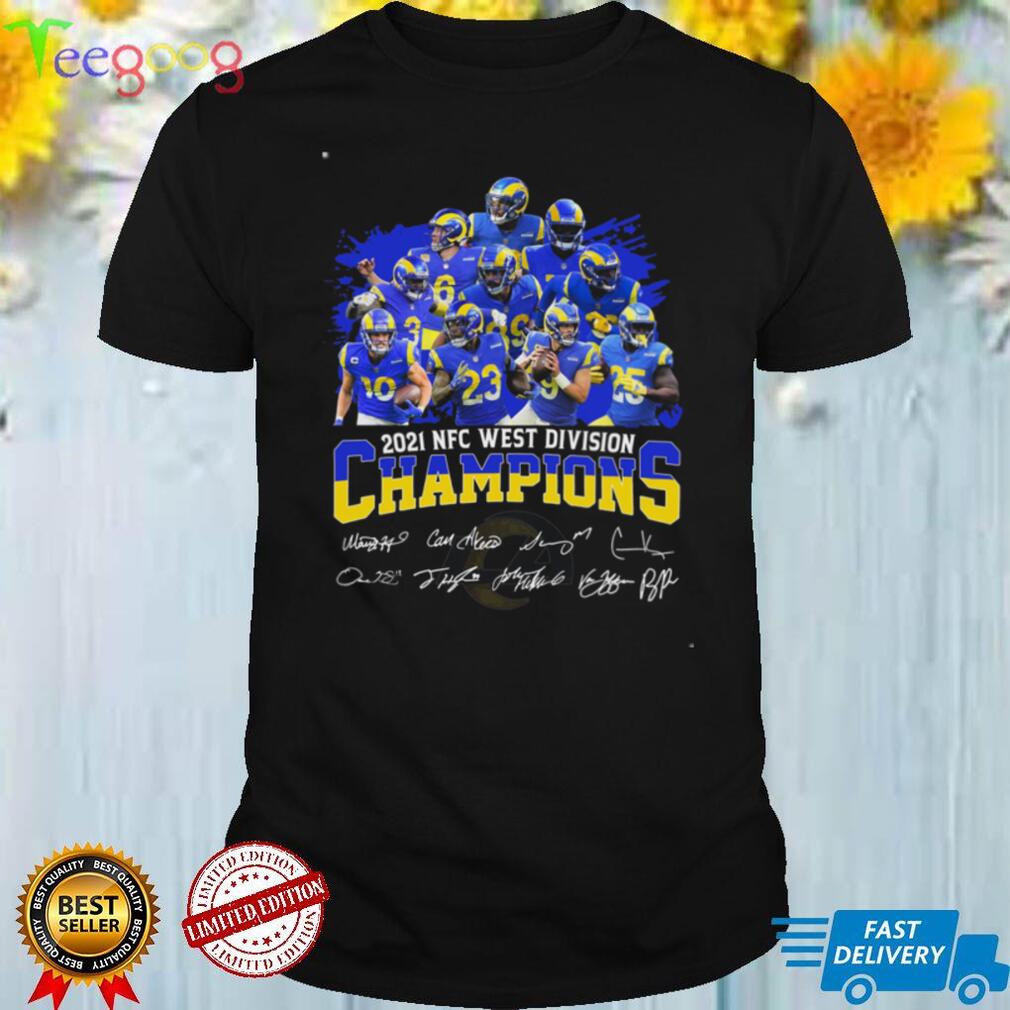 Los Angeles Rams 2021 NFC West Champions National Football T Shirt