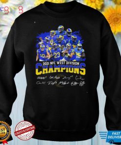 Los Angeles Rams 2021 NFC West Champions National Football T Shirt