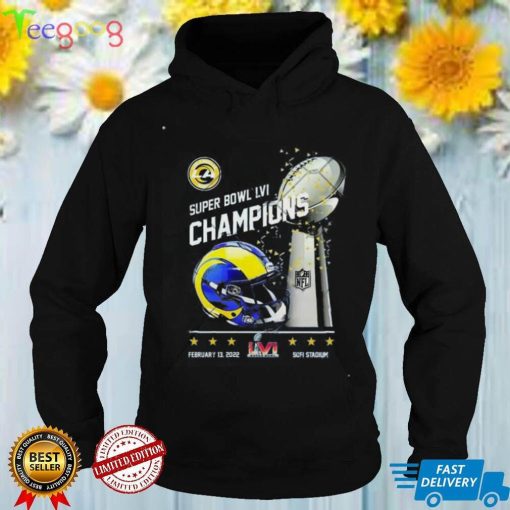Los Angeles Rams Super Bowl LVI Champions 2021 2022 T Shirt