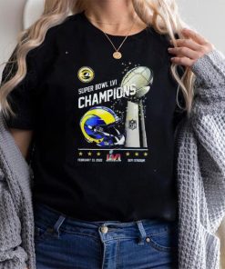 Los Angeles Rams Super Bowl LVI Champions 2021 2022 T Shirt