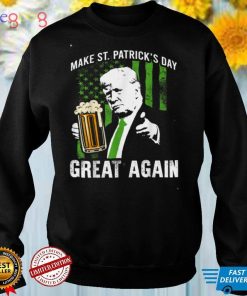 Make St Patricks Day Great Again Funny Trump Drink Beer T Shirt