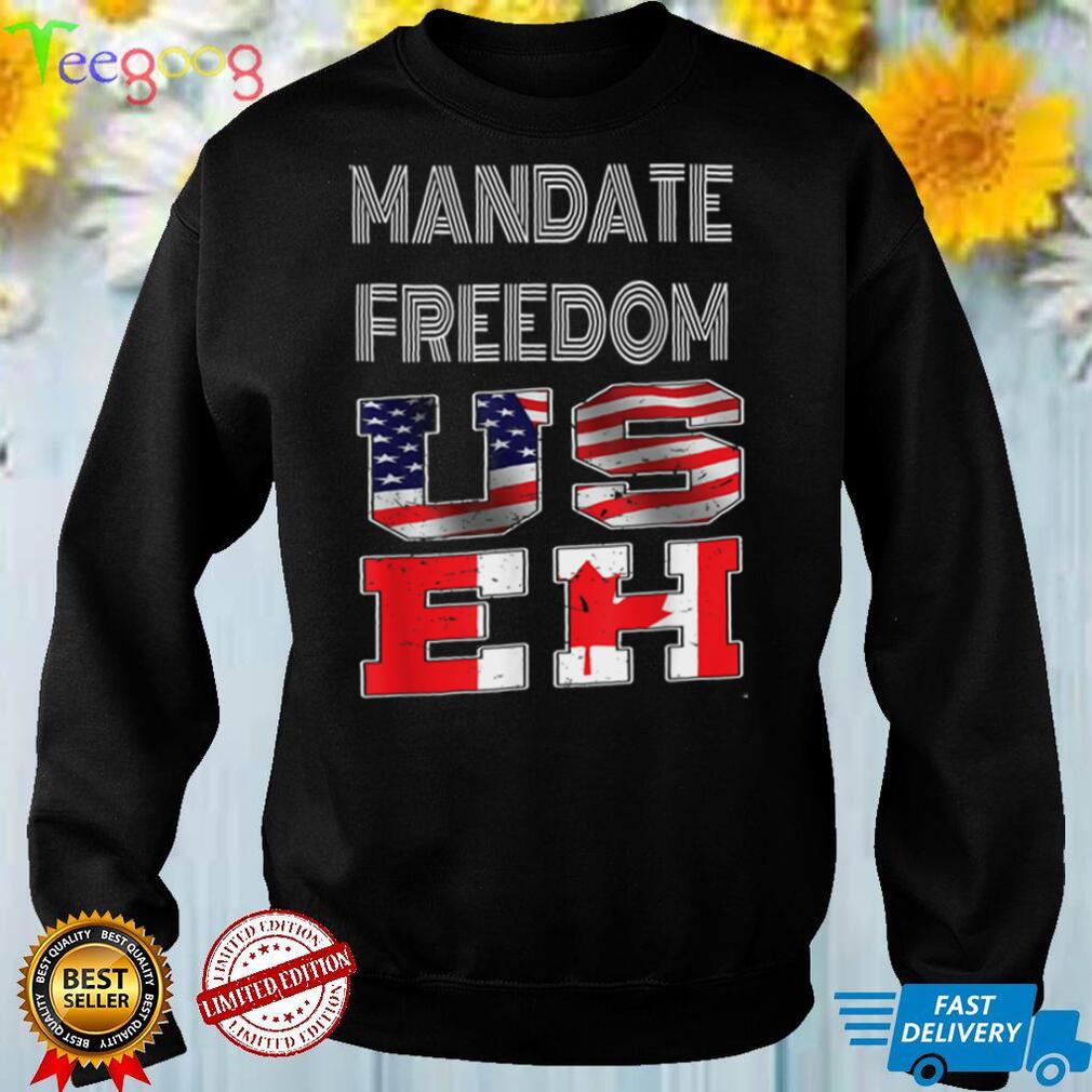 Mandate Freedom   Convoy of Canadian Truckers T Shirt