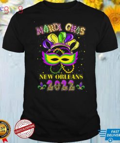 Mardi Gras 2022 New Orleans Costume Mask Design T Shirt