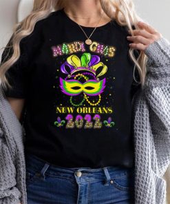 Mardi Gras 2022 New Orleans Costume Mask Design T Shirt