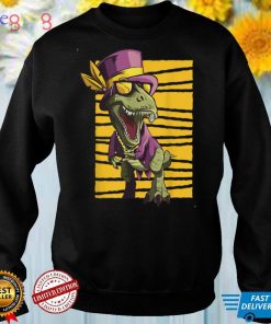 Mardi Grawr T Rex Dinosaur Dino Mardi Gras Carnival Boy T Shirt