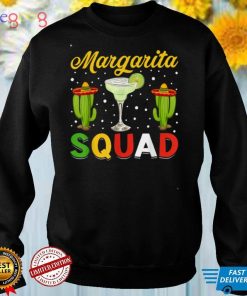 Margarita Squad Mexican Hat Happy Cinco De Mayo T Shirt