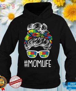 Mom Life Mothers Day Autism Awareness gift T Shirt