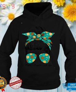 Momlife Messy Bun Scout For Girls Cookie Mom Mother's Day Sweatshirt