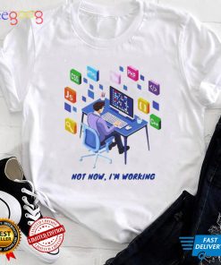Not Now Im Working Web Developer Shirt