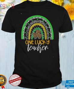 One Lucky Teacher Rainbow Shirt School St Patrick’s Day T Shirt