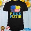 Puck Futin Meme Stand With Ukraine Ukrainian Lover support T Shirt