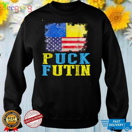 Puck Futin Meme Stand With Ukraine Ukrainian Lover support T Shirt
