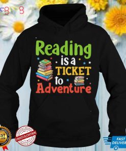 Reading Adventure Library Student Teacher Book School T Shirt