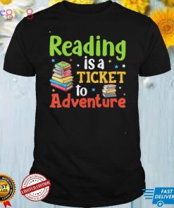 Reading Adventure Library Student Teacher Book School Tee Shirt