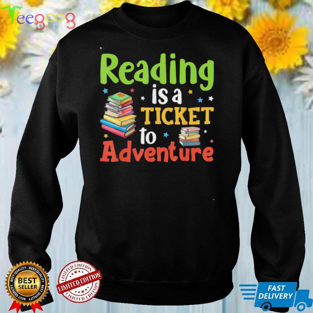 Reading Adventure Library Student Teacher Book School Tee Shirt