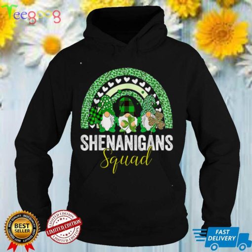 Shenanigans Squad Irish Gnomes Rainbow St. Patrick’s Day T Shirt