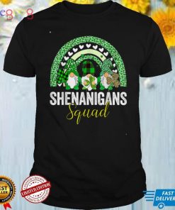 Shenanigans Squad Irish Gnomes Rainbow St. Patrick's Day T Shirt