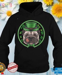 St Patrick’s Day Bulldog Shamrock Costume For Pet Dog Lover T Shirt