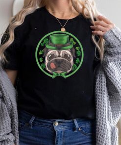 St Patrick's Day Bulldog Shamrock Costume For Pet Dog Lover T Shirt