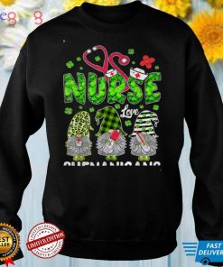Stethoscope Irish Gnomes Shenanigans Nurse St. Patricks Day T Shirt