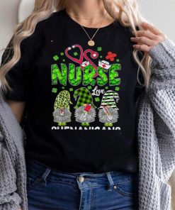 Stethoscope Irish Gnomes Shenanigans Nurse St. Patricks Day T Shirt
