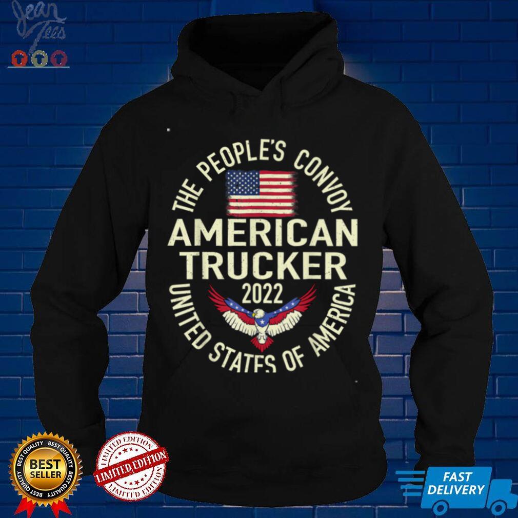 The People's Convoy 2022 America Truckers Freedom Convoy USA T Shirt