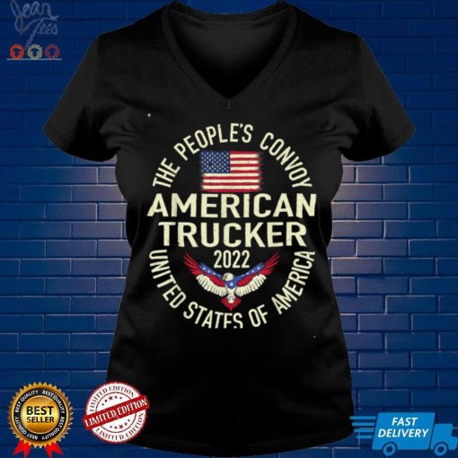 The People’s Convoy 2022 America Truckers Freedom Convoy USA T Shirt