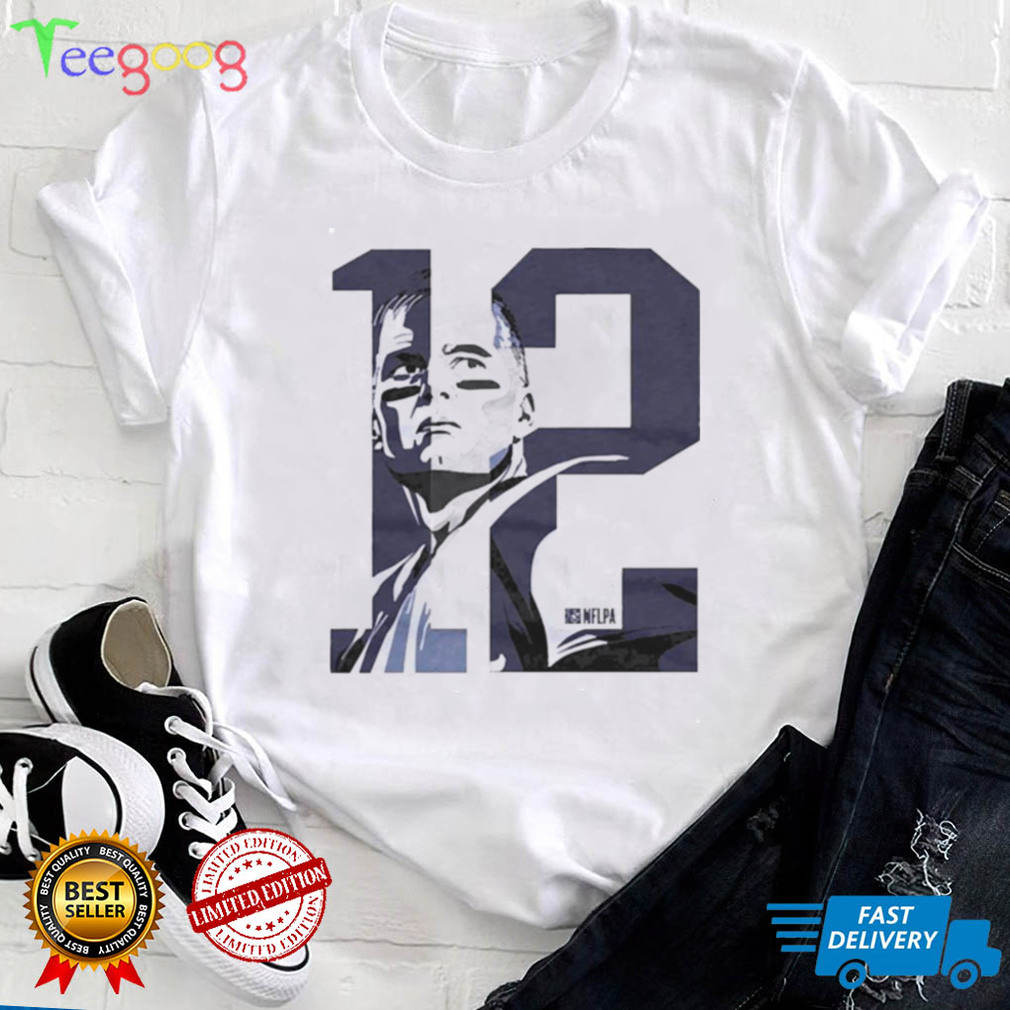 Tom Brady 12 New England Vector Shirt