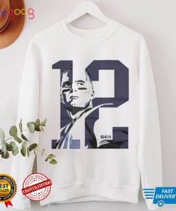 Tom Brady 12 New England Vector Shirt