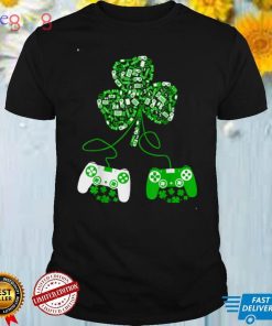Video Game Shamrock Men Boys Kids St Patricks Day Game Lover T Shirt