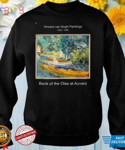 Vintage Van Gogh Painting Art Bank of the Oise at Auvers T Shirt