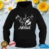 White and Black Design Manas Vintage Mexican Musician Band T Shirt